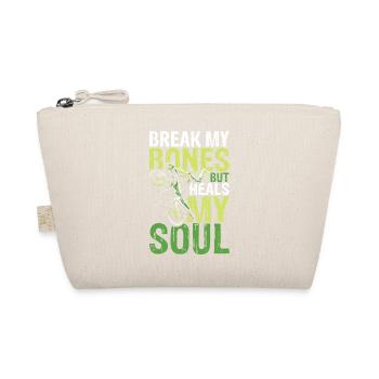 Break my bones but heals my soul - Bio-Täschchen - Natur - Vorne