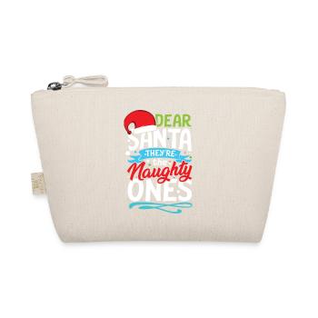 Dear santa they re the naughty ones - Bio-Täschchen - Natur - Vorne