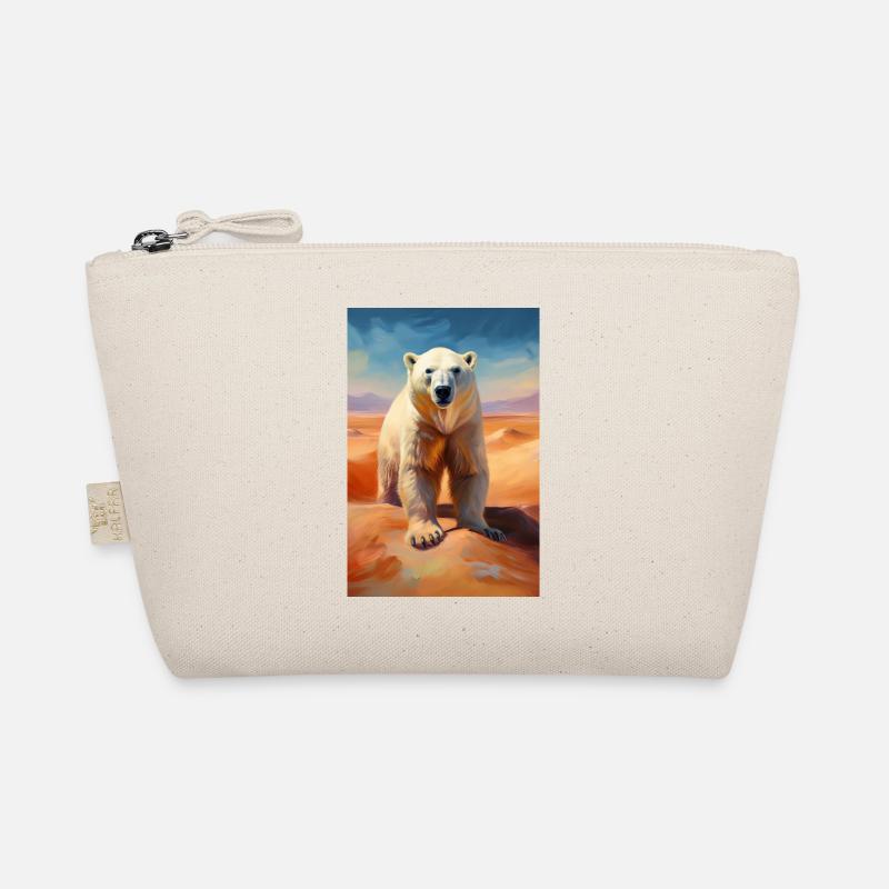 Polar bear in the desert Organic Pouch