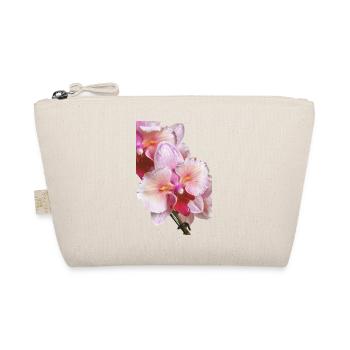 Phalaenopsis Swan Blush Peloric Orchid Blossom - Organic Pouch - nature - Front