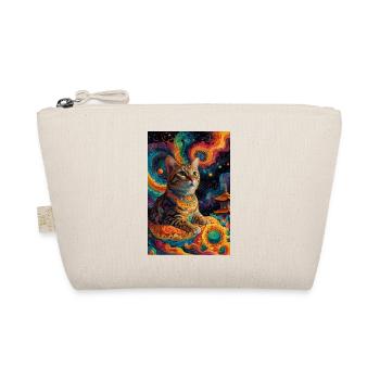 Buddha Cat - Bio-Täschchen - Natur - Vorne