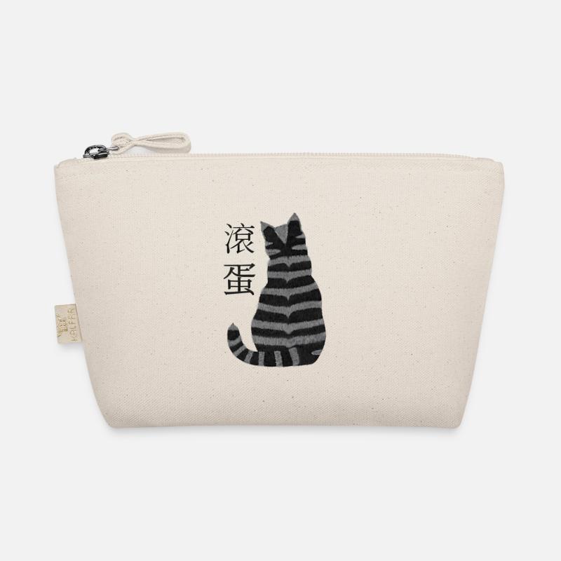 Striped Cat Organic Pouch