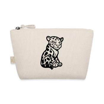 Cheetah Animal Comic - Organic Pouch - nature - Front