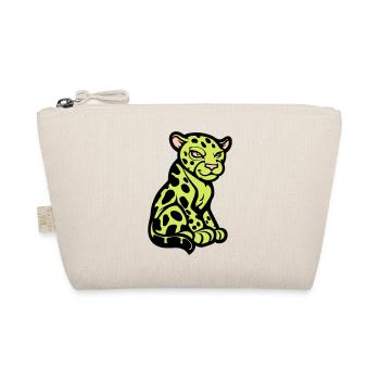 Cheetah Animal Comic - Organic Pouch - nature - Front