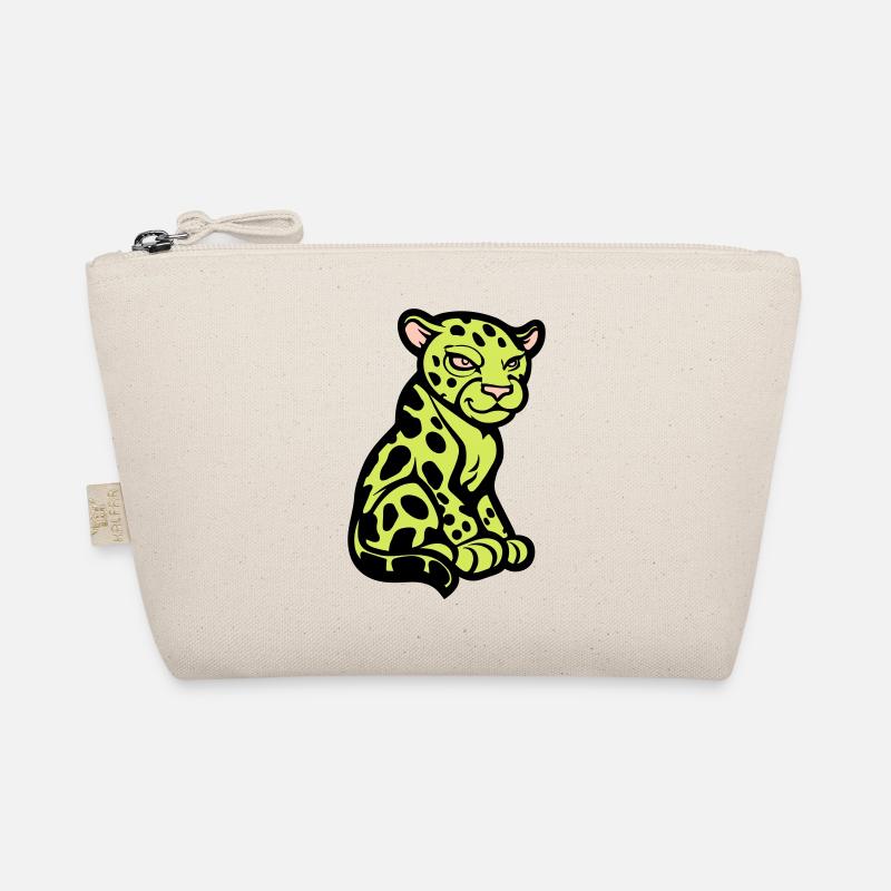 Cheetah Animal Comic Organic Pouch