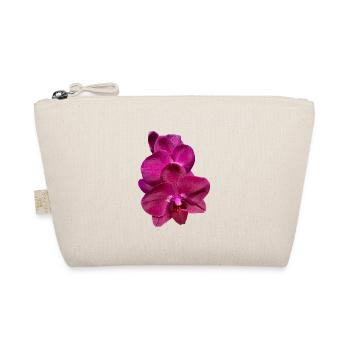 Phalaenopsis Hybrid Pink Purple Orchid Blossom - Organic Pouch - nature - Front