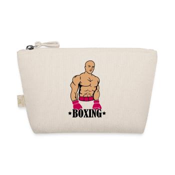 boxing boxer - Bio-Täschchen - Natur - Vorne