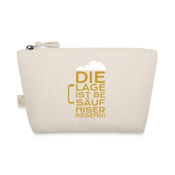 Bier Die Lage ist besäufniserregend - Bio-Täschchen - Natur - Vorne