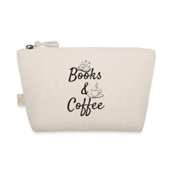 Books & coffee - Bio-Täschchen - Natur - Vorne