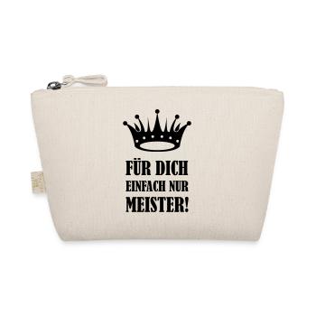 Für dich einfach nur Meister - Bio-Täschchen - Natur - Vorne