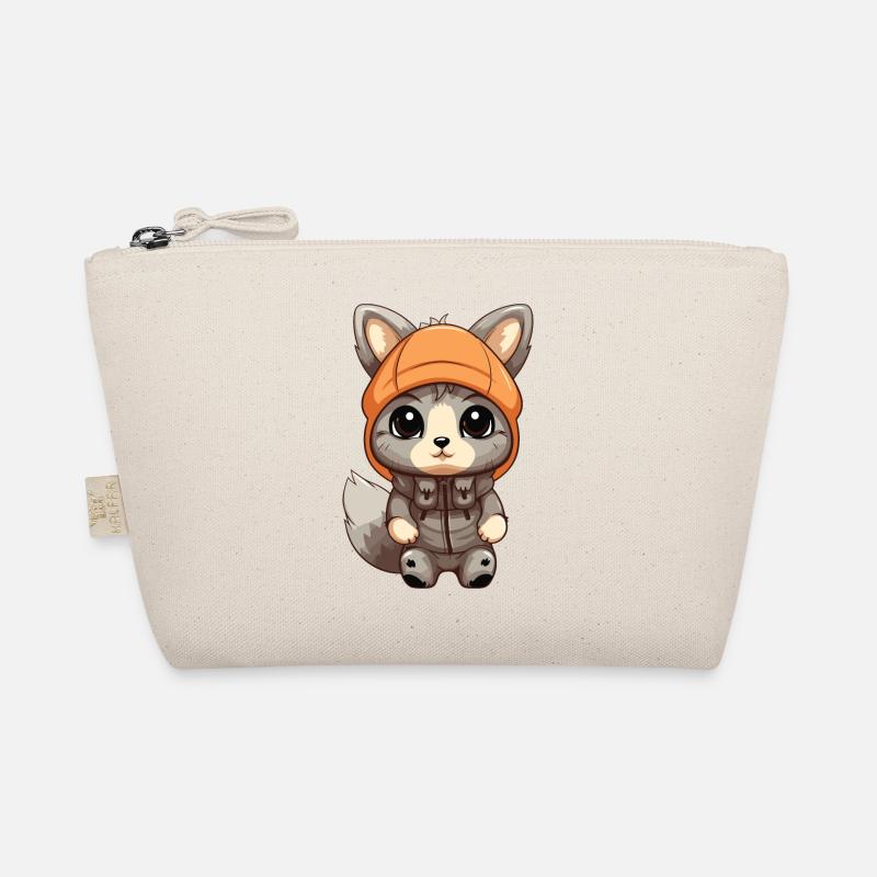 Écureuil Hiver Bande dessinée Mignon Trousse biologique
