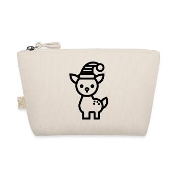 Christmas Reindeer - Organic Pouch - nature - Front