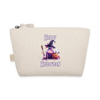 Halloween – Happy Halloween Witch's Kitchen with Ghost - Organic Pouch - nature - Front