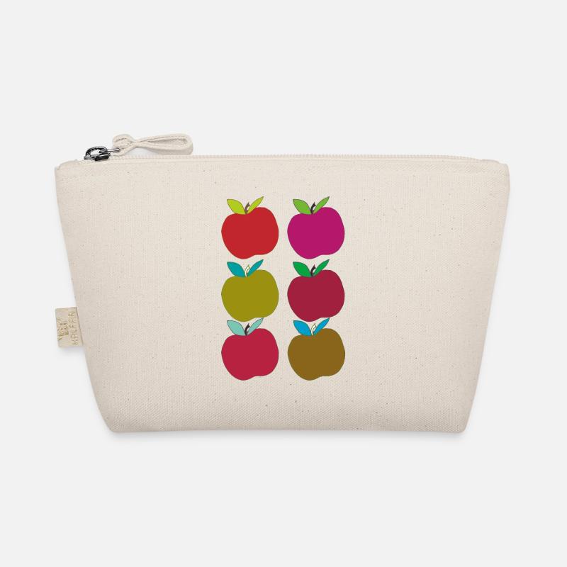 Apelmuster bunt Bio-Täschchen