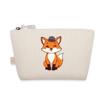 Renard effronté avec chapeau attendant l’aventure - Trousse biologique - nature - Devant