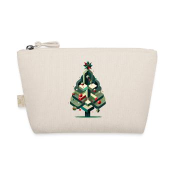 Modern Christmas tree – elegance for the festive season - Organic Pouch - nature - Front