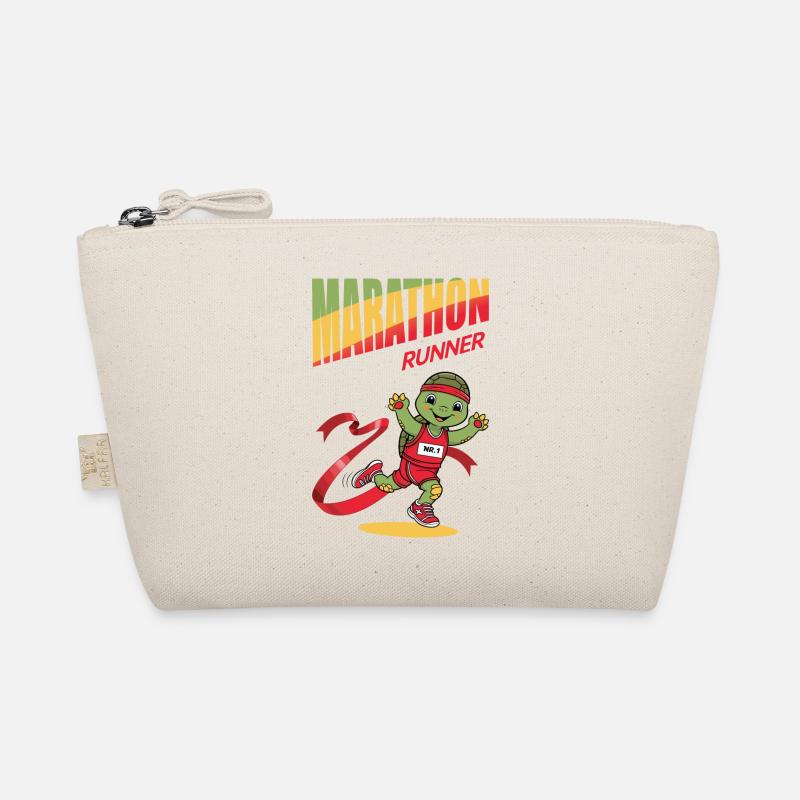 Turtle Marathon Runner Organic Pouch