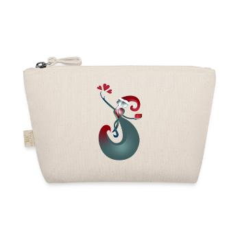 Schenken Empfangen Weihnachten - Bio-Täschchen - Natur - Vorne