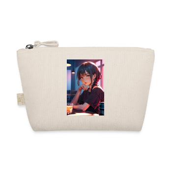 Anime Girl Design - Art manga détaillé - Trousse biologique - nature - Devant