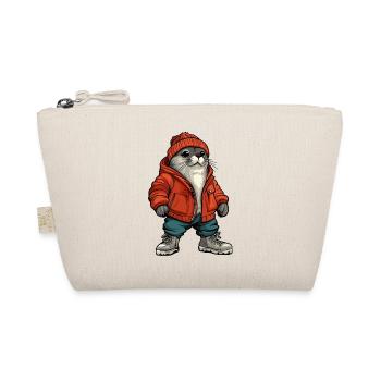 Seal Animal Fashion Winter - Organic Pouch - nature - Front
