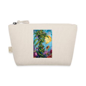 Plant spirit in a sun dress - Organic Pouch - nature - Front