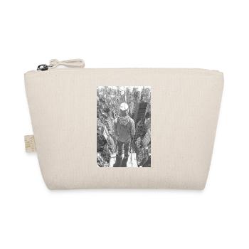 Hoodie over Skyline – Urban View - Organic Pouch - nature - Front