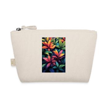 Motif de feuilles tropicales néon - Trousse biologique - nature - Devant