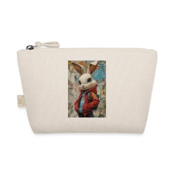 Lapin en veste graffiti - Trousse biologique - nature - Devant