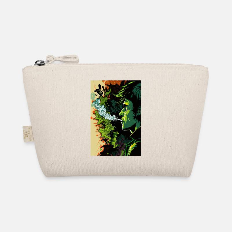 Visage psychédélique vert Trousse biologique