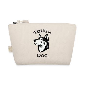 Scarred Wolf - Tough Dog Design - Organic Pouch - nature - Front