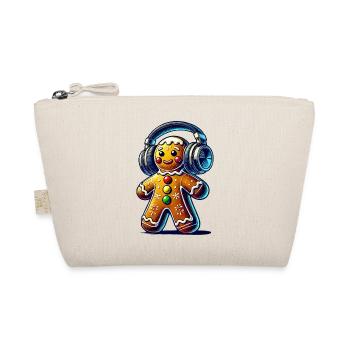 Gingerbread Music Gingerbread Man - Organic Pouch - nature - Front