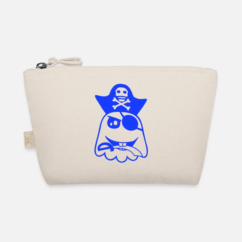Pirate Ghost Funny Evil Ghost Halloween Fun Organic Pouch