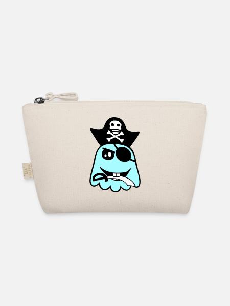 Pirate Fantôme Drôle Mauvais Fantôme Halloween Fun - Trousse biologique - nature - Devant