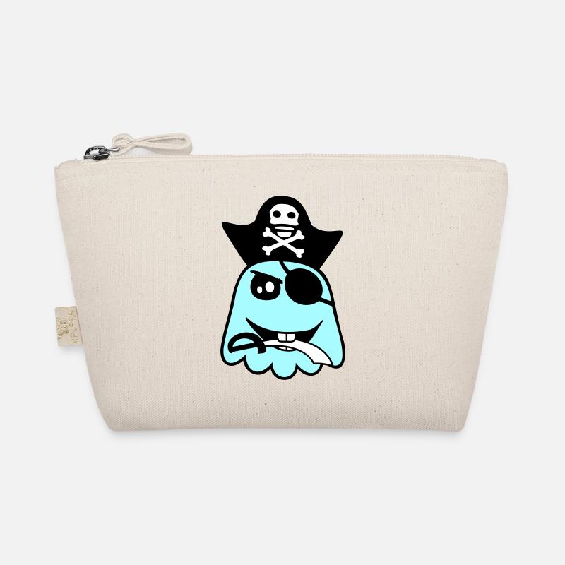 Pirate Ghost Funny Evil Ghost Halloween Fun Organic Pouch