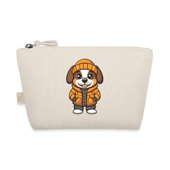 Saint Bernard Hund Cartoon - Bio-Täschchen - Natur - Vorne