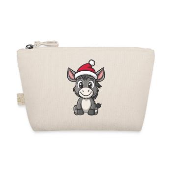 Donkey Christmas - Organic Pouch - nature - Front