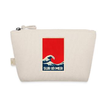 Sur La Mer Wave - Organic Pouch - nature - Front