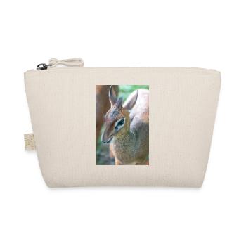 Kirk's dik-dik (in german Kirk-Dikdik Zwergrüssel - Organic Pouch - nature - Front