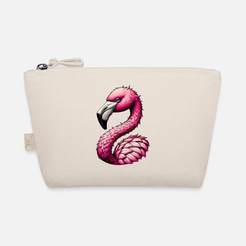 Flamingo - Bio-Täschchen - Natur