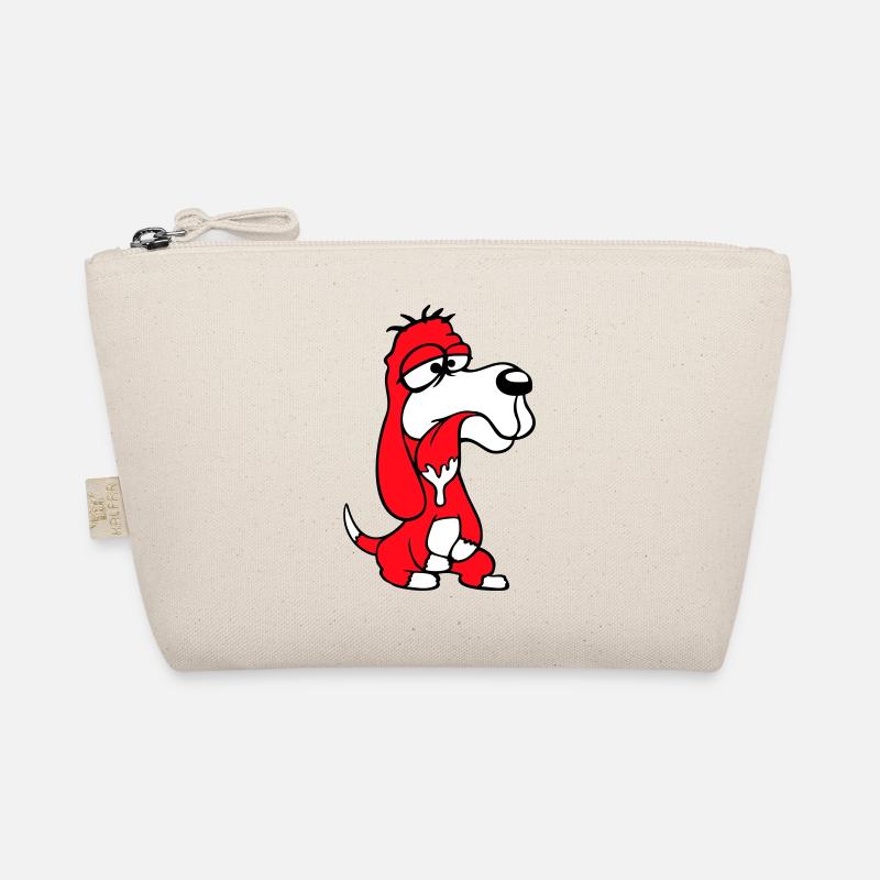 chien assis bave salive langue drôle idiot bande dessinée Trousse biologique