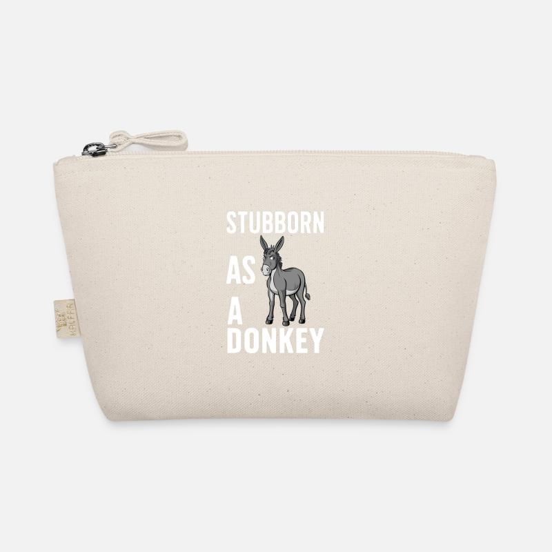 Stubborn as a Donkey - Bio-Täschchen - Natur