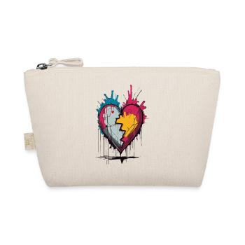 Heart for art lovers - Organic Pouch - nature - Front