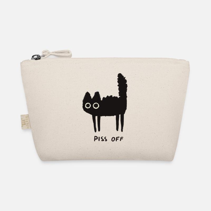 Grumpy Kitty Vibes - Laissez-moi tranquille Trousse biologique