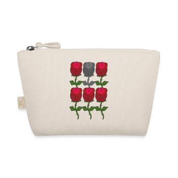 Rose Red Grey - Organic Pouch - nature - Front