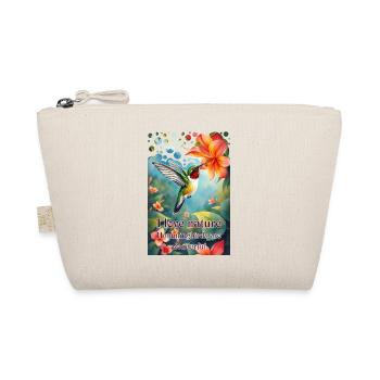 J’aime la nature, les colibris sont uniques - Trousse biologique - nature - Devant