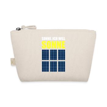 Sonne, Photovoltaik, Solarzelle, Sommerfans, Strom - Bio-Täschchen - Natur - Vorne