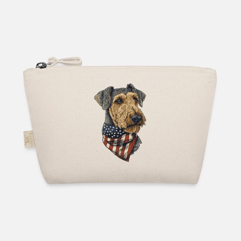 Airedale Terrier Bio-Täschchen