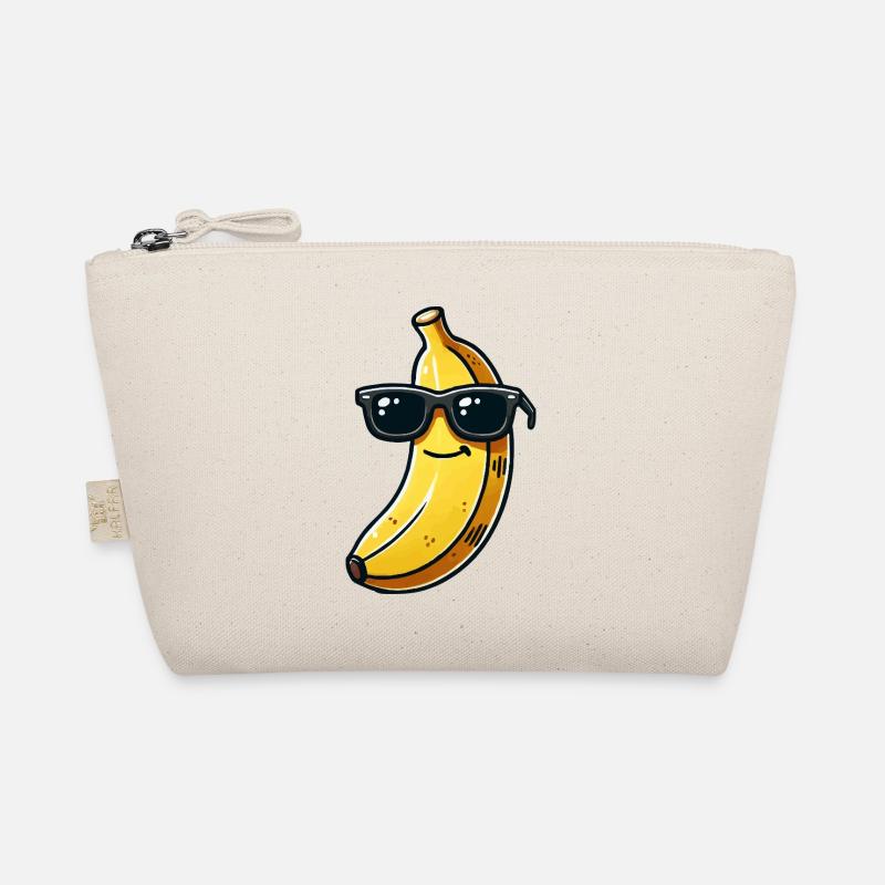 banane sonnenbrille comic Bio-Täschchen