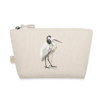 Reiher Vogel - Bio-Täschchen - Natur - Vorne