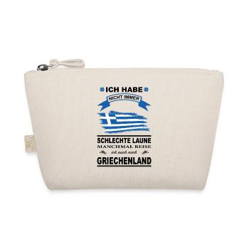 Ich habe nicht immer schlechte laune manchmal.... - Bio-Täschchen - Natur - Vorne